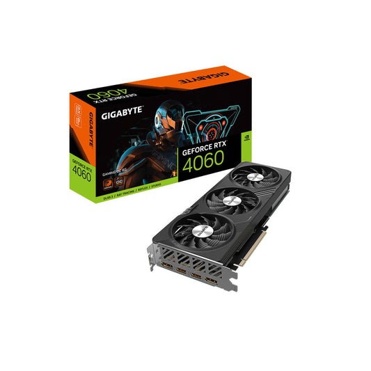 TARJETA DE VIDEO GIGABYTE (GV-N4060GAMING OC-8GD)RTX 4060, 8GD GDDR6, PCIE 4.0, 2*HDMI, 2*DP, 3 FA