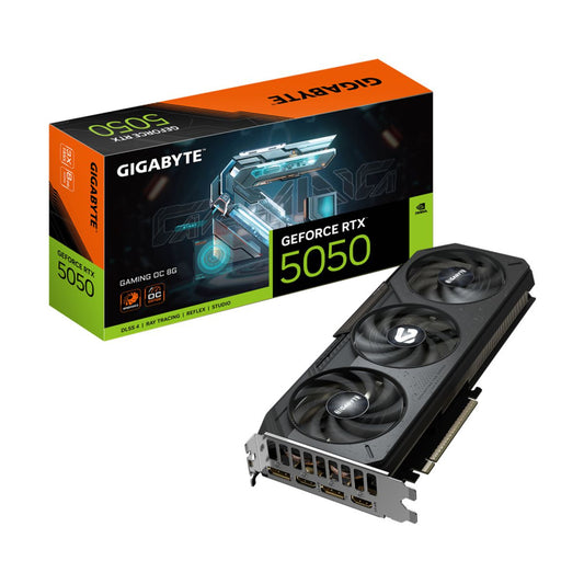 Tarjeta de Video Gigabyte NVIDIA GeForce RTX 5050, 8GB 128-bit GDDR6, 2*HDMI, 2*DisplayPort, PCI Express 5.0, 3 Ventiladores