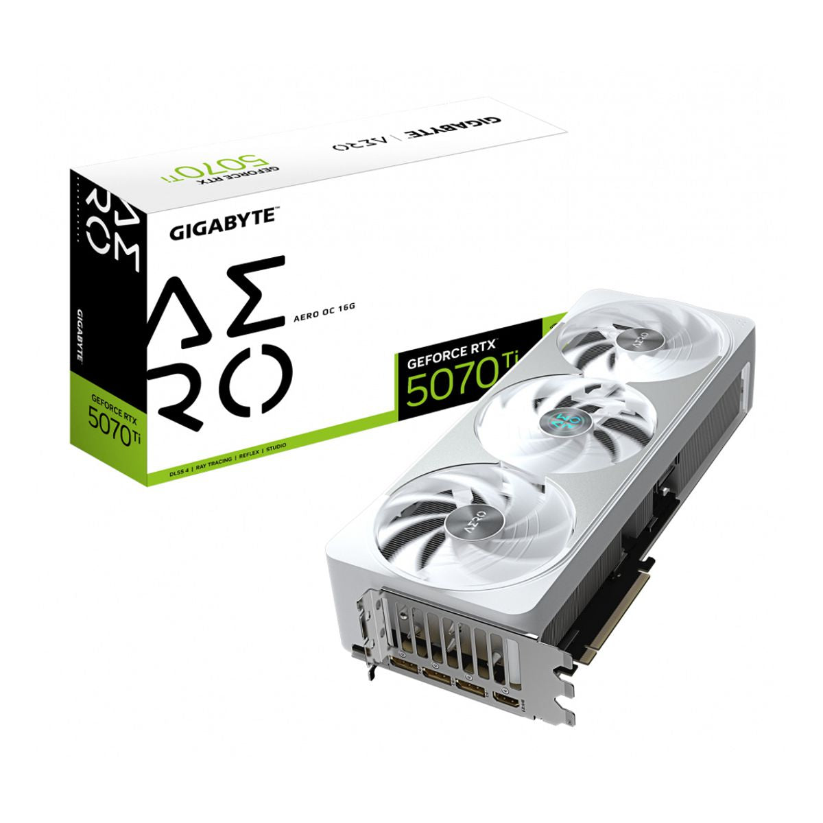 TARJETA DE VIDEO GIGABYTE (GV-N507TAERO OC-16GD) RTX 5070TI, 16GB GDDR7,PCIE 5.0,HDMI,3*DP,3FAN