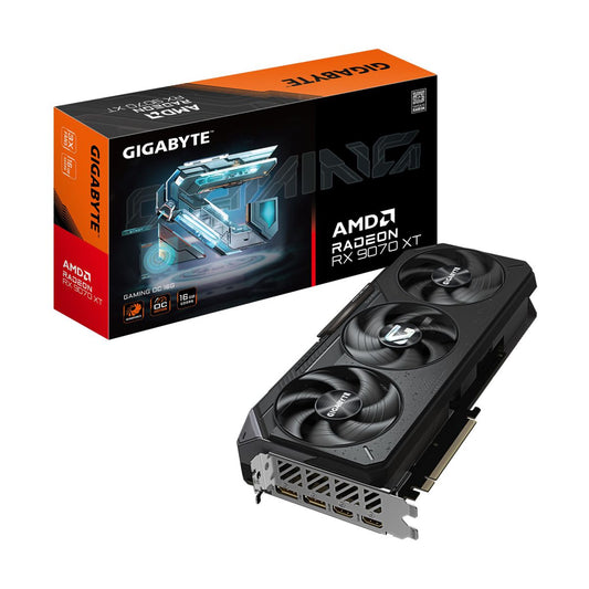 TARJETA DE VIDEO GIGABYTE (GV-R9070XTGAMING OC-16GD) RX 9070 XT, 16GB, GDDR6,HDMI,DP
