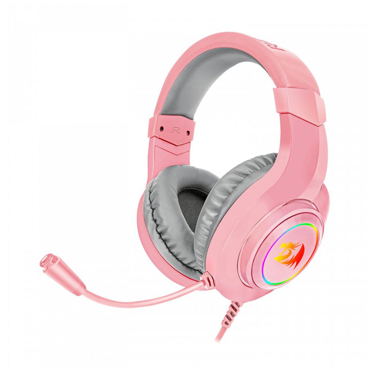 Headset Gamer Redragon Hylas Pink H260-RGB