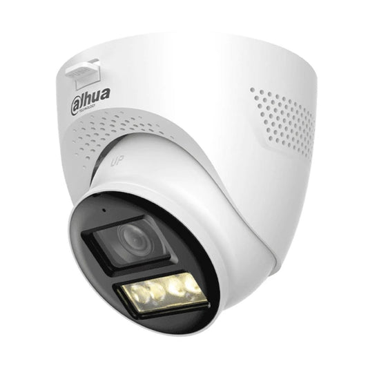 Camara DAHUA  HAC-HDW1200TQ-IL-T - camara domo de 2 megapixeles, HDCVI Xplus, iluminador dual inteligente, audio bidireccional, apertura de 111deg, iluminacio