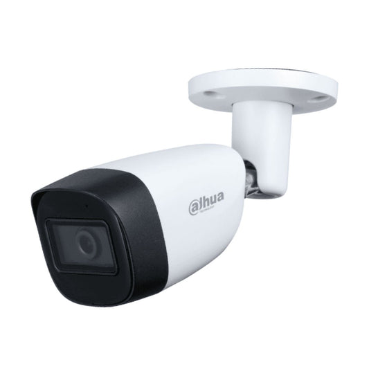 DAHUA HAC-HFW1200CMN-A- Camara Bullet 1080p/ Lente de 2.8 mm/ Microfono Integrado/ 101 Grados de Apertura/ Metalica/ IR de 30 Mts/ IP67 - 