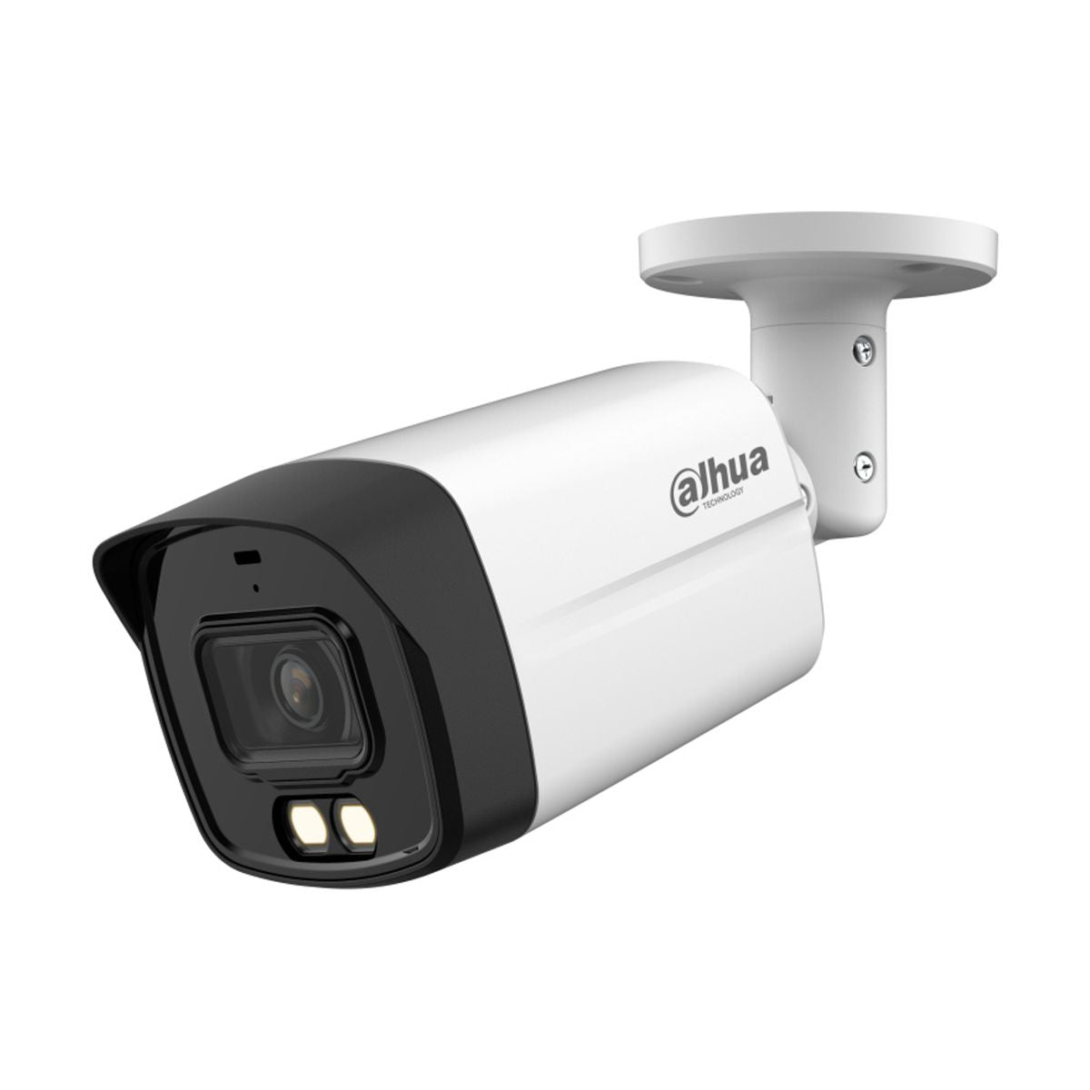 DAHUA HAC-HFW1801TLMN-IL-A - Camara Bullet 4k/ Iluminador Dual Inteligente + Full Color/ Lente de 2.8 mm/ 106deg/ Microfono Integrado/ 40IR - IP67