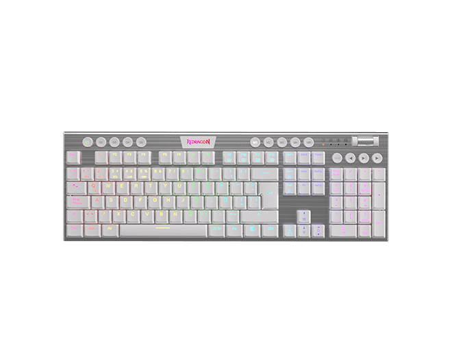 Teclado mecánico 100% Horus K618 Inalámbrico -  Red Switch
