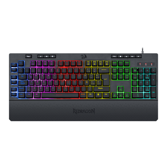 Teclado de Membrana Gamer K512RGB Shiva