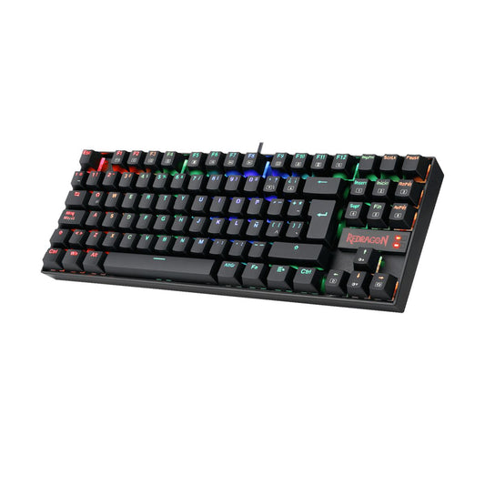 Teclado Mecánico Redragon Kumara Black K552RGB Red Switch