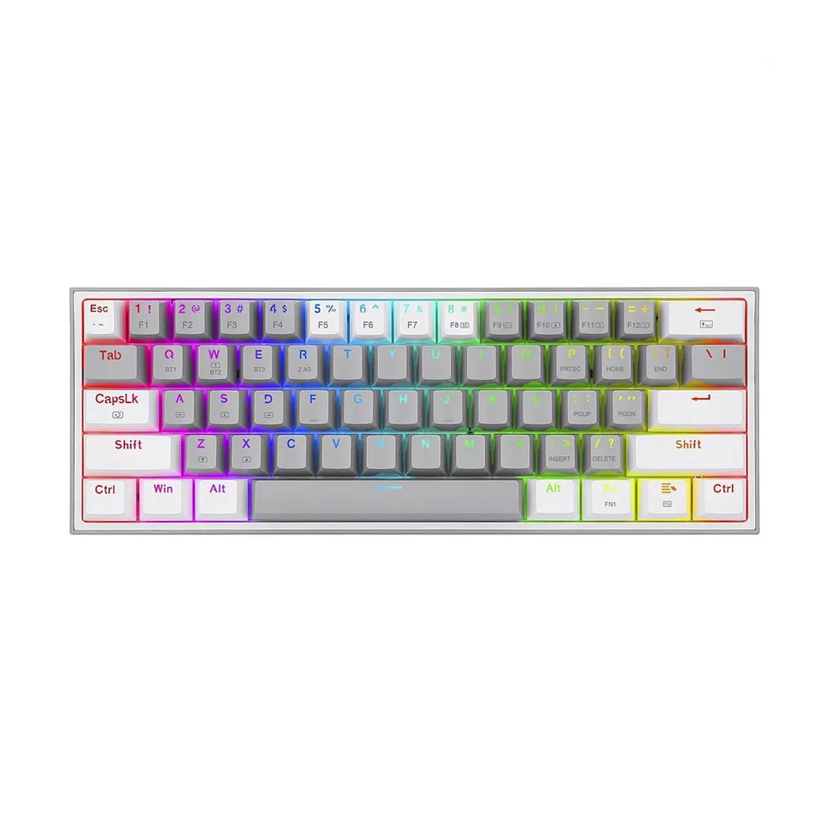 Teclado de Membrana Gamer K512RGB Shiva White