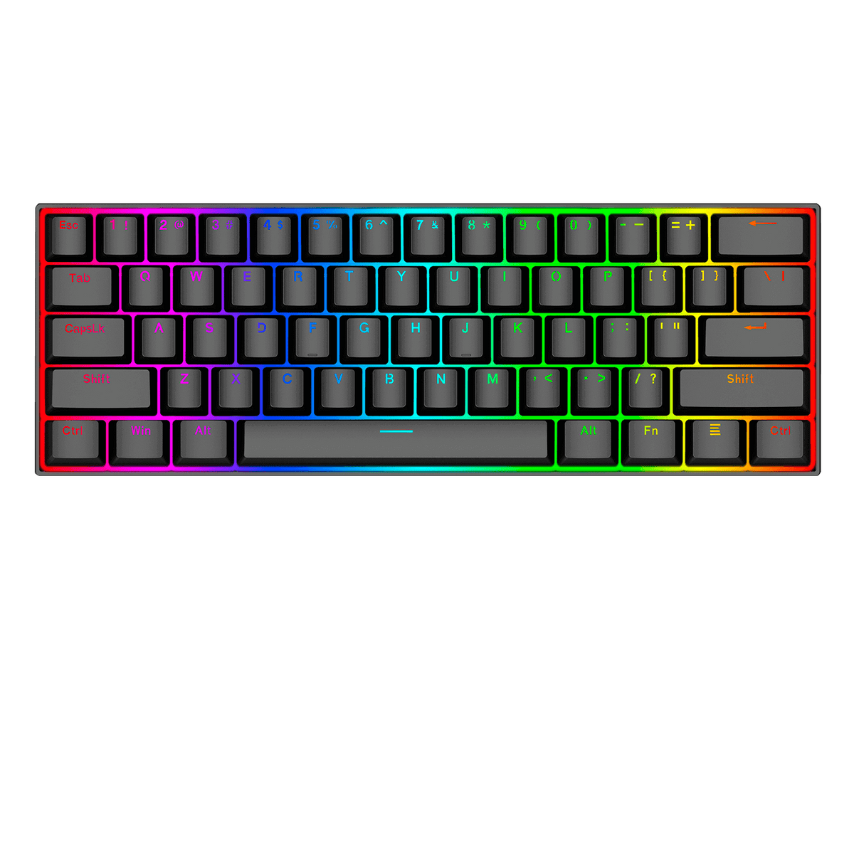 Teclado Mécanico 60% Redragon Dragonborn K630 - Brown switch - Español