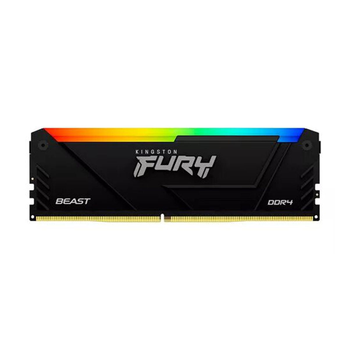 MEMORIA DIMM DDR4 KINGSTON (KF432C16BB2A/16)  16GB(1X16GB) 3200MHZ, CL16, FURY BEAST BLACK RGB