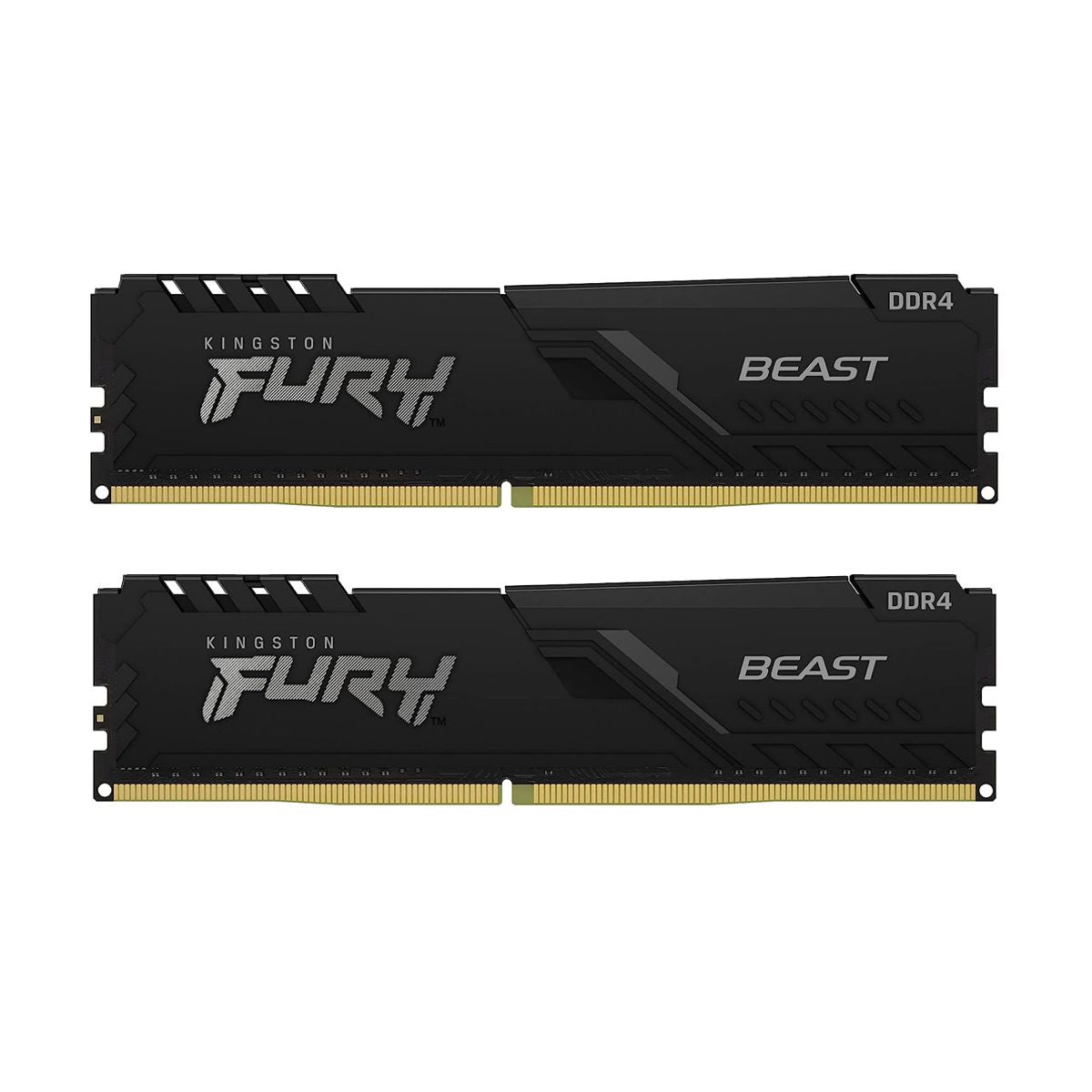 MEMORIA DIMM DDR4 KINGSTON (KF432C16BBK2/16) 16GB(2X8GB) 3200MHZ, FURY BEAST BLACK, CL16