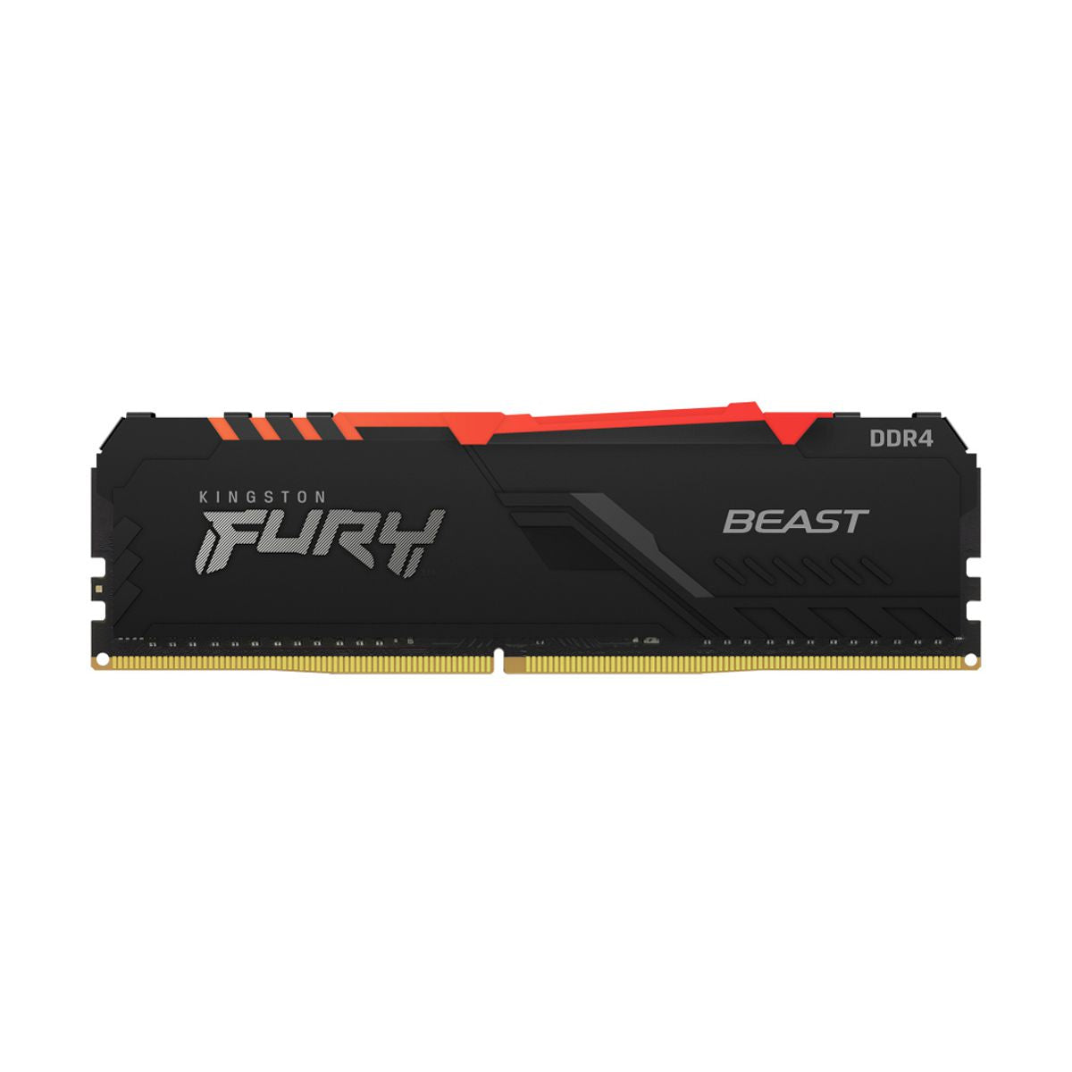 MEMORIA DIMM DDR4 KINGSTON (KF437C19BBA/8) 8GB (1X8GB) 3733MHZ ,NON-ECC FURY BEAST RGB, CL19