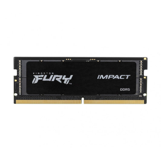 MEMORIA RAM KINGSTON FURY IMPACT SODIMM DDR5 16GB 4800MT/S CL38 1RX8 1.1V - 