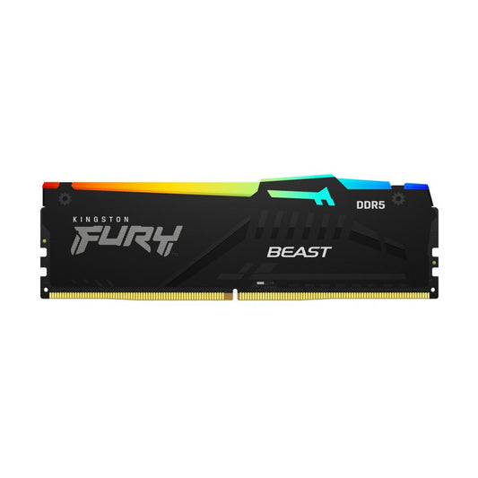 MEMORIA DIMM DDR5 KINGSTON (KF560C36BBE2A-16) (1X16GB) 6000MHZ, CL36, FURY BEAST RGB, XMP/EXPO