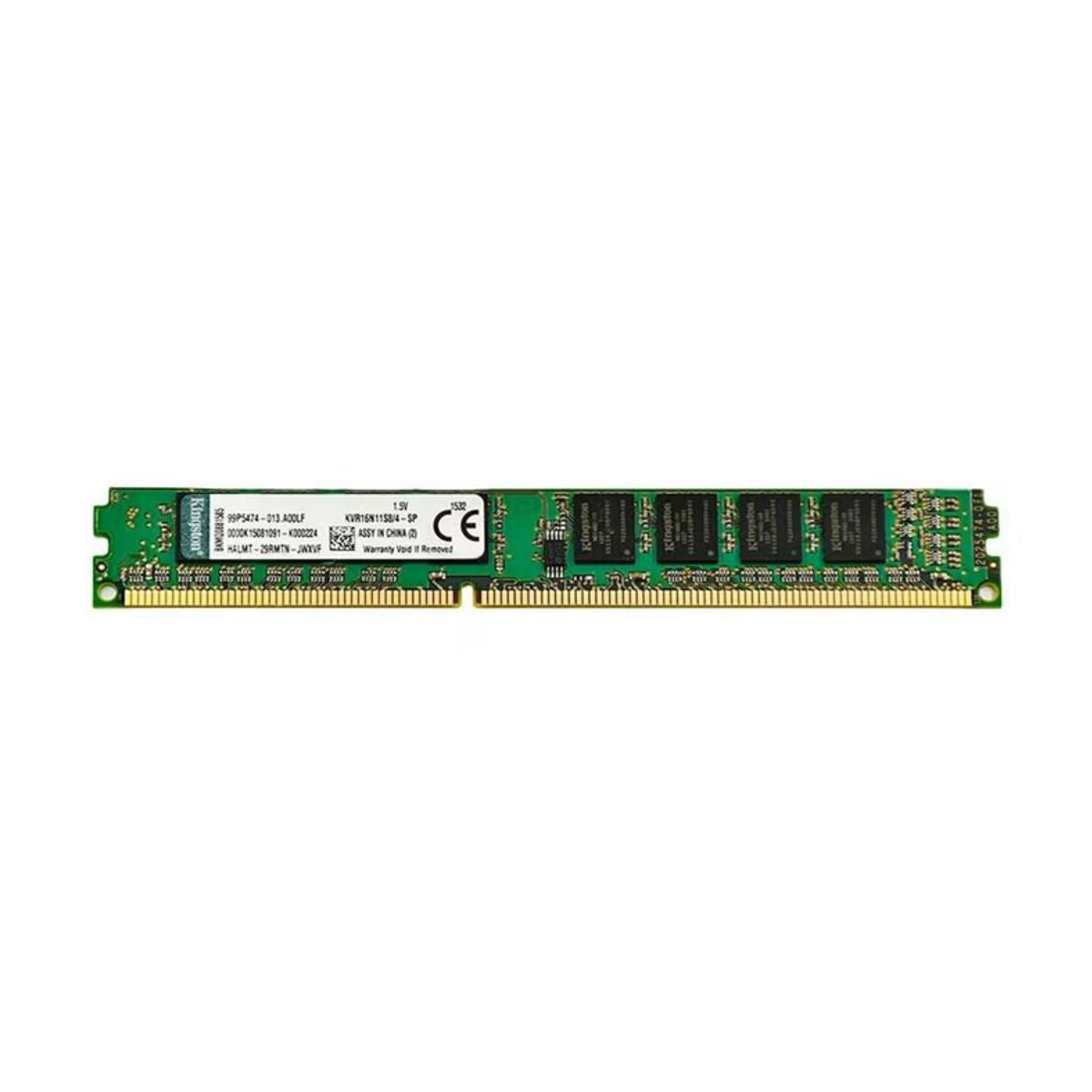 MEMORIA RAM KINGSTON VALUERAM DIMM DDR3 4GB 1600MT/S CL11 1RX8 1.5V - 