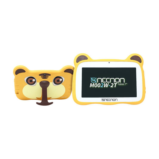 TABLET 7" NECNON (M002W-2T-AM) KIDS ANDROID 10,RAM 2/16GB,CAM0.3/2MP,QUADCORE 1.8GHZ,TIGRE AMARILLO