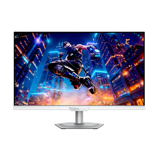 MONITOR GIGABYTE M27Q2 ICE - 27 PULGADAS, PLANO, BLANCO, 2560 x 1440 (QHD) HDMI, DISPLAYPORT, USB-C