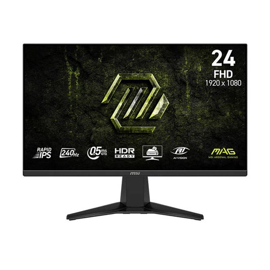 MONITOR LED MSI 24" (MAG 245PF X24) 1920X1080, 240HZ, .5MS, DP, 2*HDMI, NEGRO