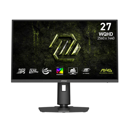 MONITOR LED MSI 27" (MAG 274QPF X32) 2560 X 1440, PLANO, 320 HZ, 0.5 MS, RAPID IPS, 2*HDMI, 1*DP