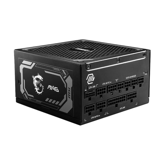 FUENTE DE PODER MSI (MAG A1250GL PCIE5) 1250W, PCIE 5.1, MODULAR, 80 PLUS GOLD, PFC ACTIVO, ATX 3.1