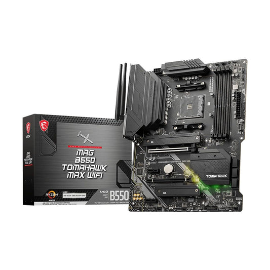 MOTHERBOARD MSI (MAG B550 TOMAHAWK MAX WIFI) SOCKET AM4,4*DDR4 5100,HDMI,DP,CROSSFIRE,ATX