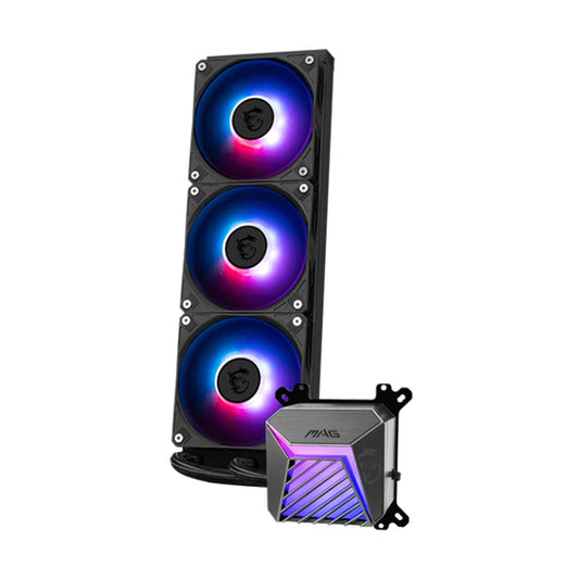 VENTILADOR P/CPU MSI (MAG CORELIQUID A15 360) ARGB,ENFRIAMIENTO LIQUIDO, 3 FAN, 360MM, NEGRO
