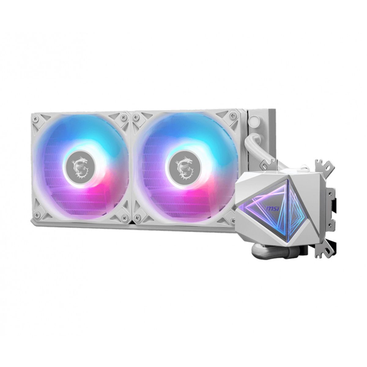 VENTILADOR P/CPU MSI (MAG CORELIQUID I240 WHITE) ARGB,240MM,SOCKET 1851,AM5,ENFRIAMIENTO LIQUIDO