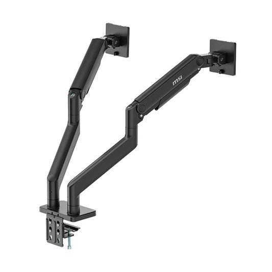 SOPORTE P/MONITOR MSI (MAG MT201D) DOBLE MONITOR, SOBRE MESA, VESA, 17"-45",20KG, NEGRO