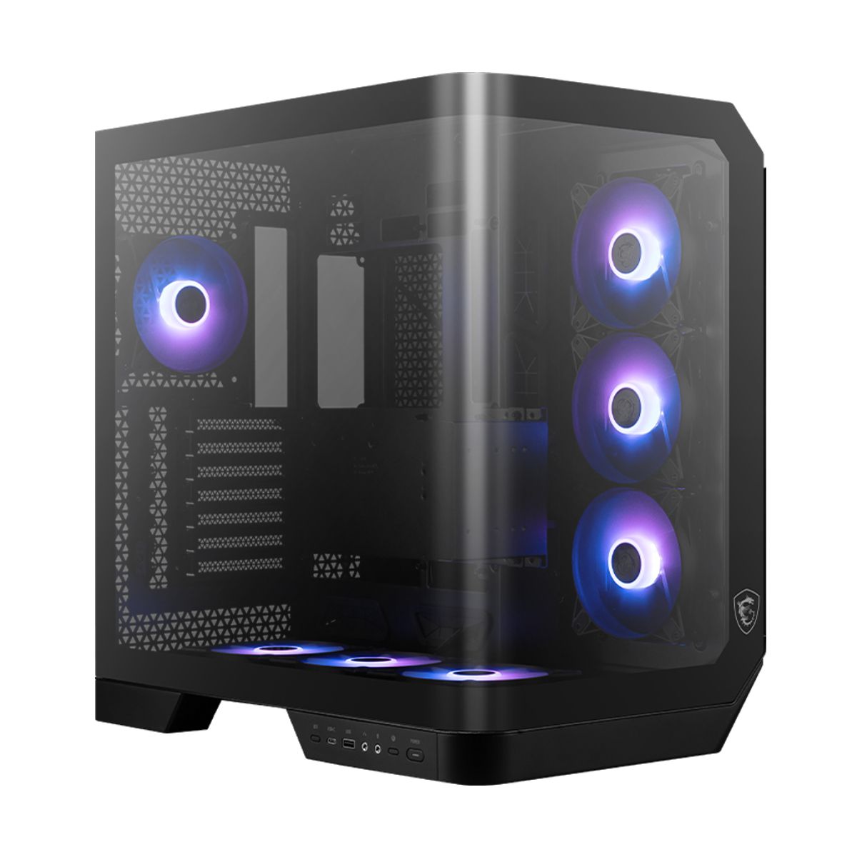 GABINETE MSI MAG PANO 120R PZ BLACK ATX CRIST TEM