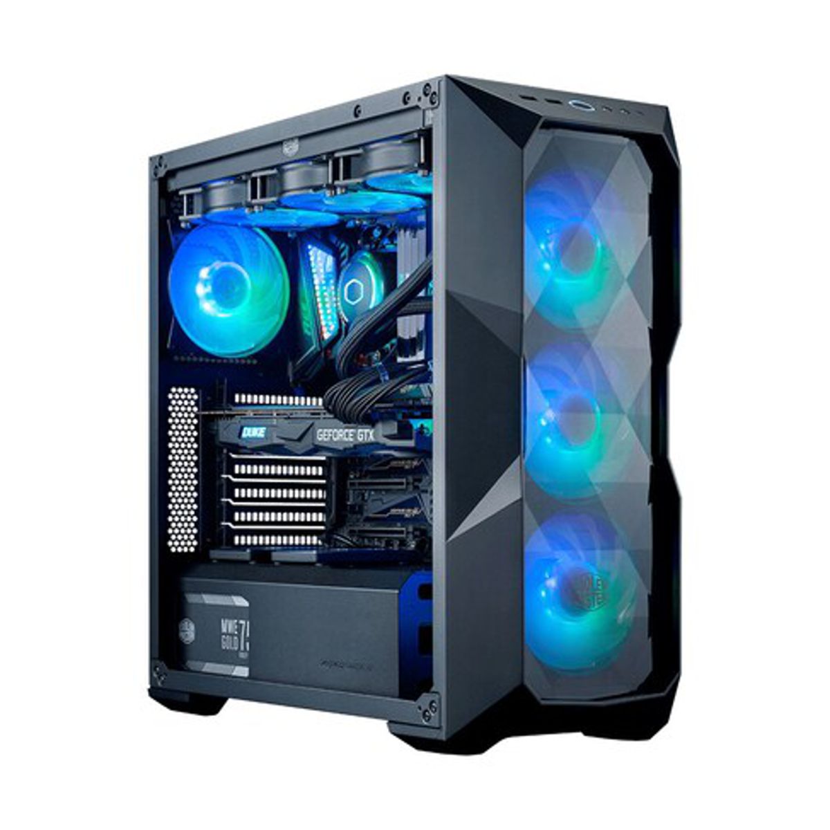 GABINETE COOLER MASTER (MCB-D500D-KGNN-SAU) MASTERBOX TD500 CRYSTAL,NEGRO,ARGB,MEDIA TORRE,S/FUENTE