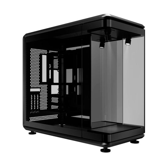 GABINETE COOLER MASTER (MF360-KHNN-S01) MASTERFRAME 360 STAGE MIRROR,MEDIA TORRE,S/FUENTE,NEGRO