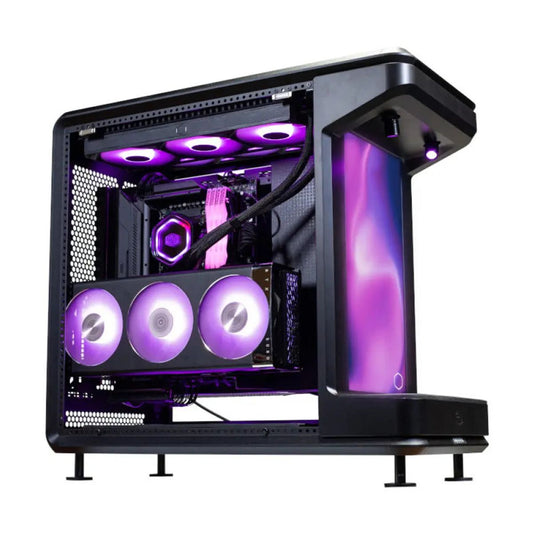 GABINETE COOLER MASTER (MF360-KHNN-S02) MASTERFRAME 360 STAGE PANTALLA LCD,MEDIA TORRE,S/FUENTE