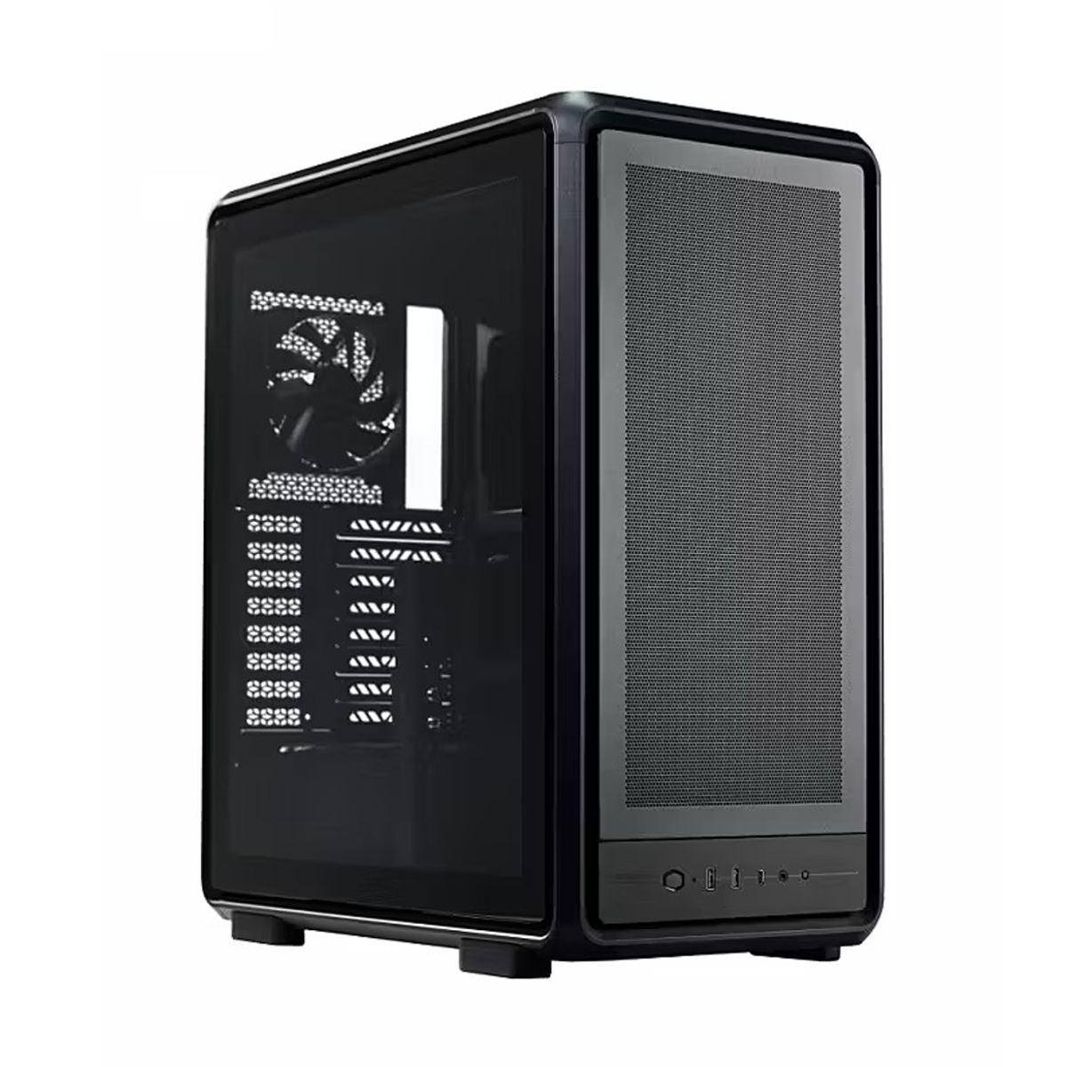 GABINETE COOLER MASTER (MF500M-KHNN-S01) MASTERFRAME 500 MESH-ARGB NEGRO,MEDIA TORRE,S/FUENTE