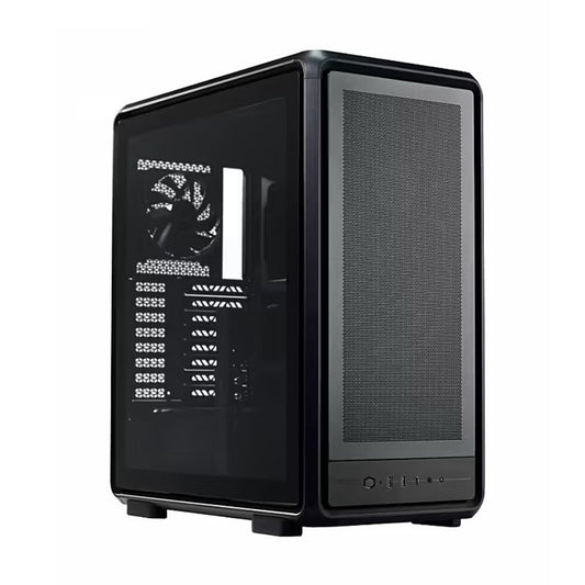 GABINETE COOLER MASTER (MF500M-KHNN-S01) MASTERFRAME 500 MESH-ARGB NEGRO,MEDIA TORRE,S/FUENTE