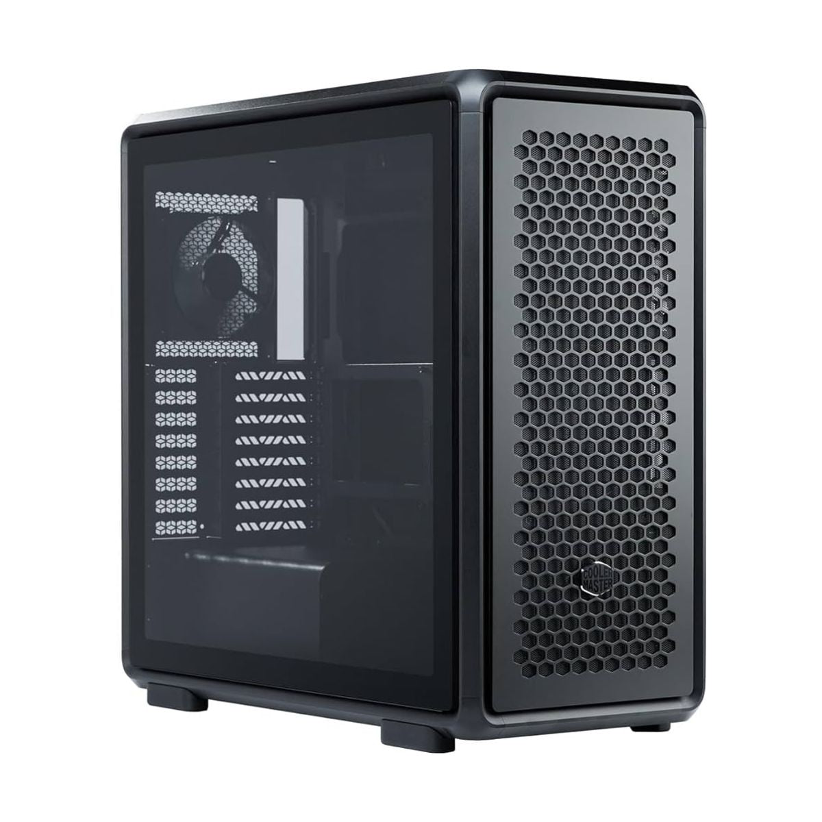 GABINETE COOLER MASTER  (MF600-KGNN-S00) MASTERFRAME 600 NEGRO,VIDRIO TEMP,ATX, S/FUENTE,USB-TIPO C