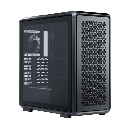 GABINETE COOLER MASTER  (MF600-KGNN-S00) MASTERFRAME 600 NEGRO,VIDRIO TEMP,ATX, S/FUENTE,USB-TIPO C