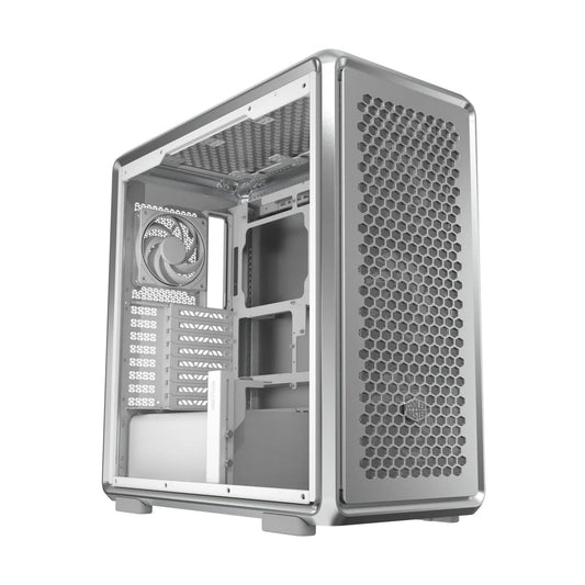 GABINETE COOLER MASTER (MF600-SGNN-S00) MASTERFRAME 600 SILVER, VIDRIO TEMP,ATX, S/FUENTE,USB-TIPO C