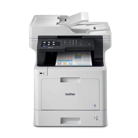 Multifuncional Laser Color Brother Valor MFCL8900CDW - 33 ppm B/N/Color, Full Duplex, Gigabit Ethernet, Wifi, Cama Plana Oficio, Toners de hasta 6, 500 pags
