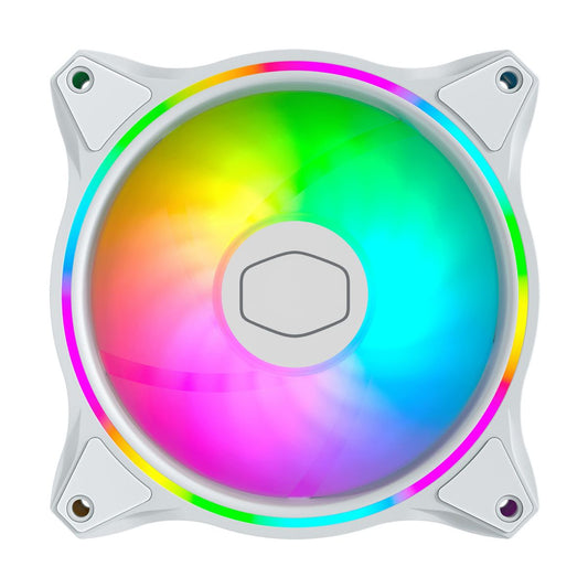 VENTILADOR P/GABINETE COOLER MASTER (MFL-B2DW-18NPA-R1) MASTERFAN MF120 HALO,BLANCO,ARGB,120 MM