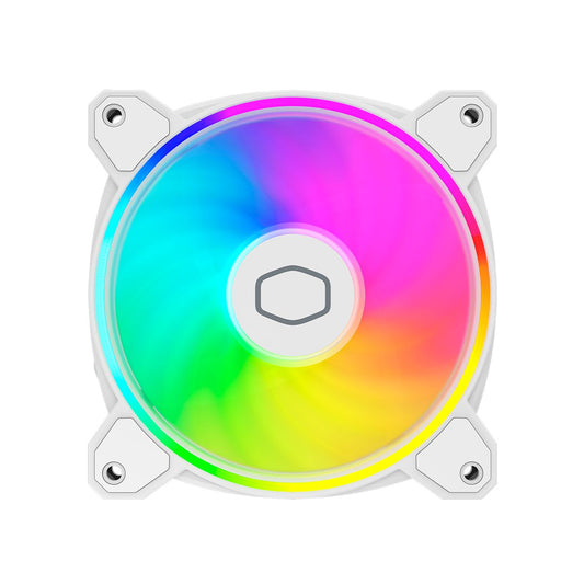 VENTILADOR P/GABINETE COOLER MASTER (MFL-B2DW-21NP2-R2) MASTERFAN MF120 HALO2 BLANCO,ARGB