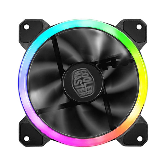 VENTILADOR P/GABINETE COOLER MASTER (MFW-B2DN-12NFA-S2) MF120MM S2,LEDS ARGB, CPU,3 PINES, 16LEDS