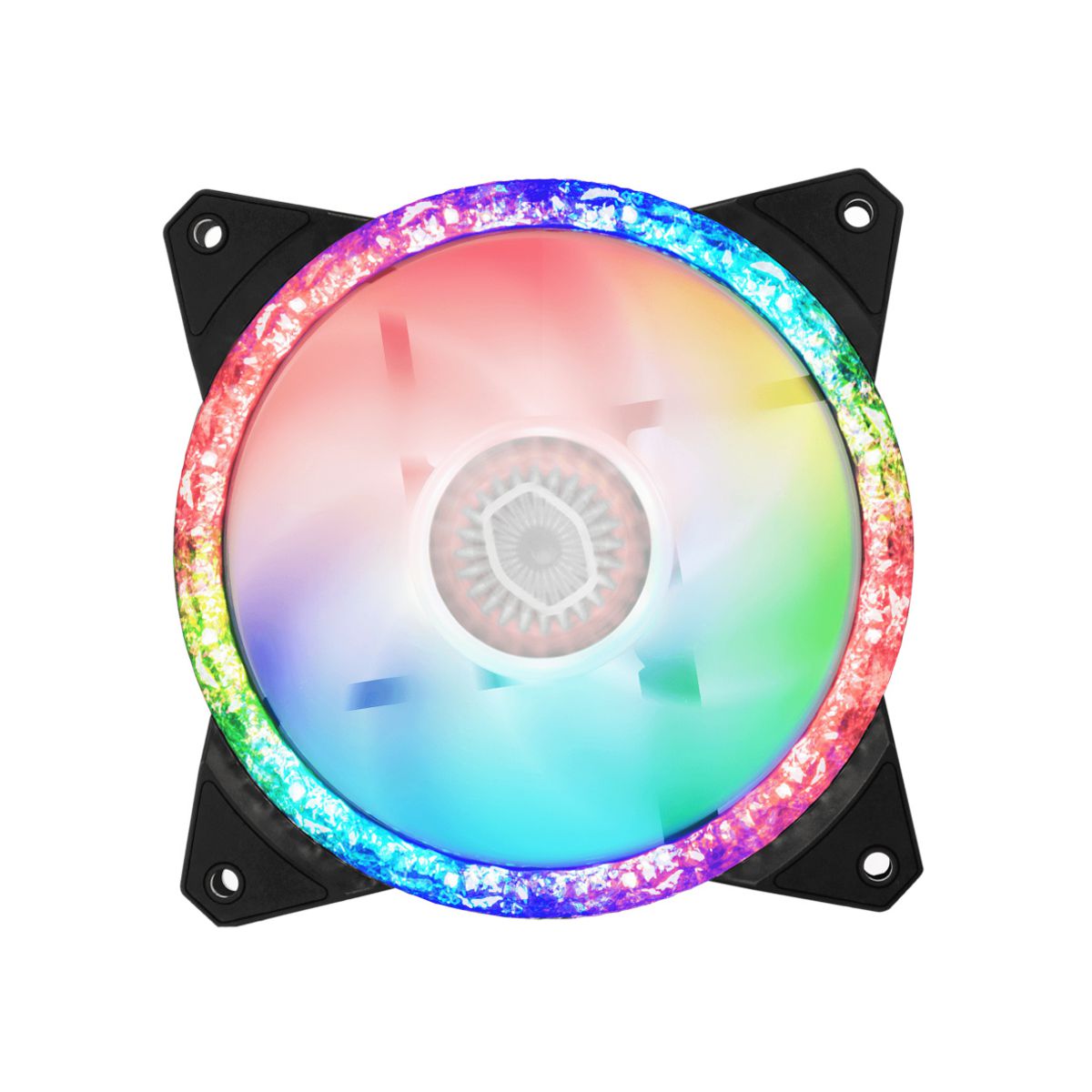 VENTILADOR P/GABINETE COOLER MASTER (MFY-B2DN-20NPA-R1) MF120 PRISMATIC, ARGB, 4PWM, 30 LEDS, 120MM