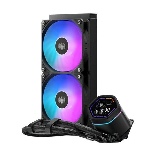 VENTILADOR P/CPU COOLER MASTER (MLX-D24M-A18PA-RD)ML CORE NEX DIGITAL,240MM,ARGB,1851/AM5,NEGRO