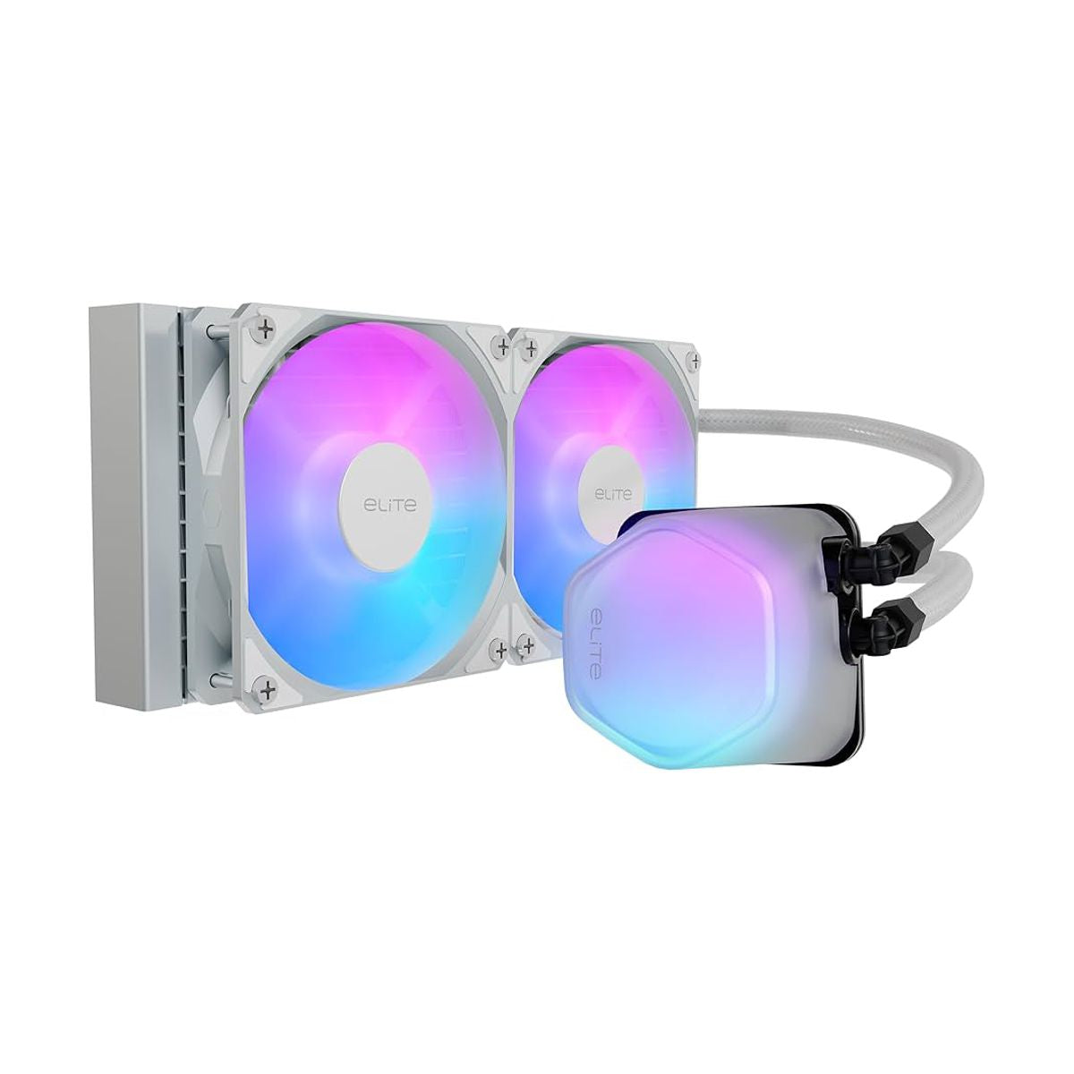 VENTILADOR P/CPU COOLER MASTER (MLX-D24M-A18PW-R1) MASTERLIQUID L240 ILLUSION,RGB,LGA1851/AM,BLANCO