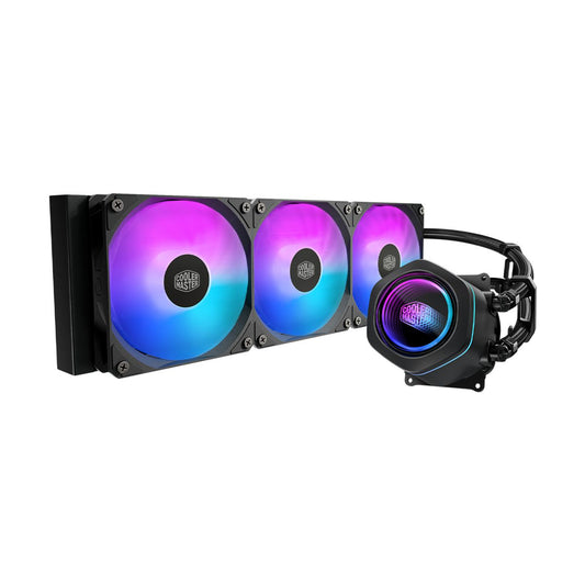 VENTILADOR P/CPU COOLER MASTER (MLX-D36M-A18PA-R1) MASTERLIQUID CORE NEX 360MM,ARGB,1851/AM5,NEGRO