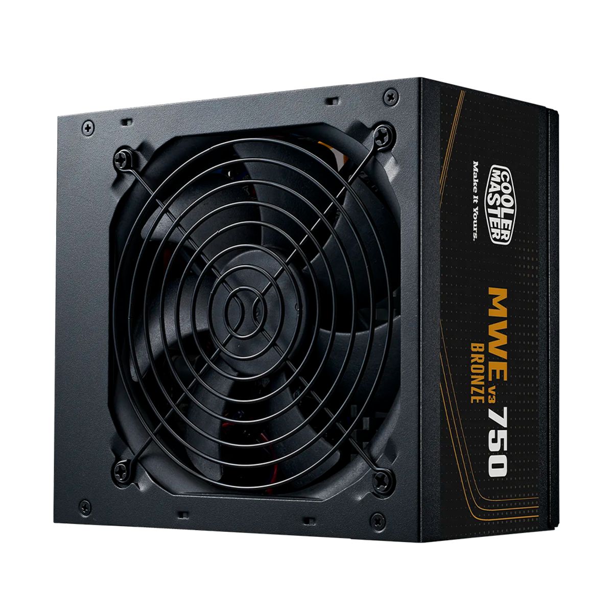 FUENTE DE PODER COOLER MASTER (MPE-7501-ACAAW-3BUS) MWE BRONZE 750 V3,80 PLUS,ESTANDAR, ATX 12V 3.1