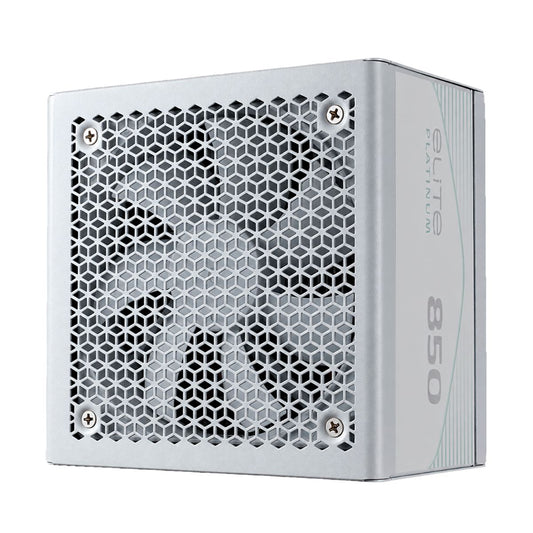 FUENTE DE PODER COOLER MASTER (MPE-85F1-AFP-C3W0CUS) ELITE PLATINUM 850,FULL MODULAR,CABLE US,BLANCO