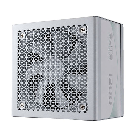 FUENTE DE PODER COOLER MASTER (MPE-D0F1-AFP-C3W0CUS) ELITE PLATINUM 1300,FULL MODULAR,CABLE US,BLANC
