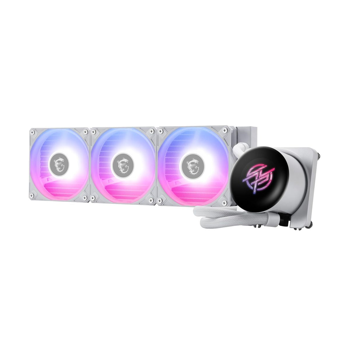VENTILADOR P/CPU MSI (MPG CORELIQUID P13 360 WHITE) ARGB,ENFRIAMIENTO LIQUIDO, 3 FAN, 360MM, BLANCO