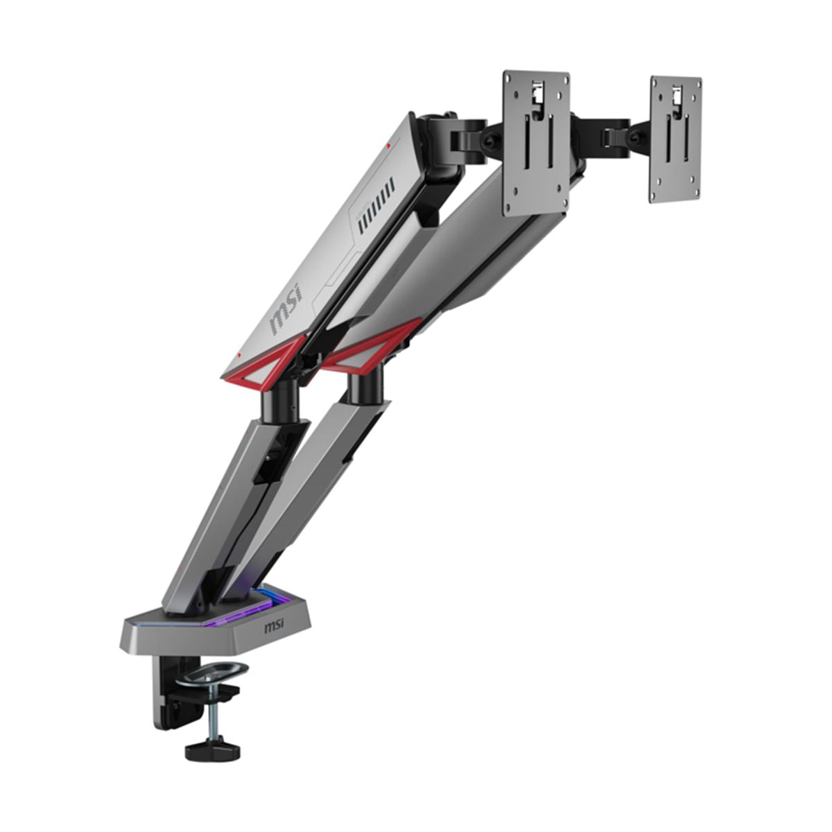 SOPORTE P/MONITOR MSI (MPG MT161DR) DOBLE MONITOR, SOPORTE VESA, AJUSTE ERGONÓMICO